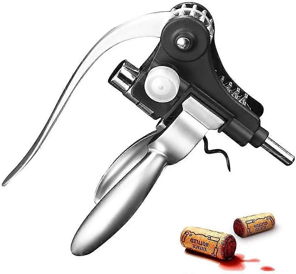 Corkscrew, Wine Opener With Rabbit Arm Lever Corkscrew With Letter Opener