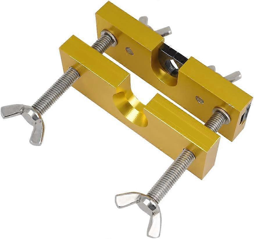 Adjustable Mouthpiece Puller Tool Remover Holder Tools for Brass-Wind Instruments(Yellow)