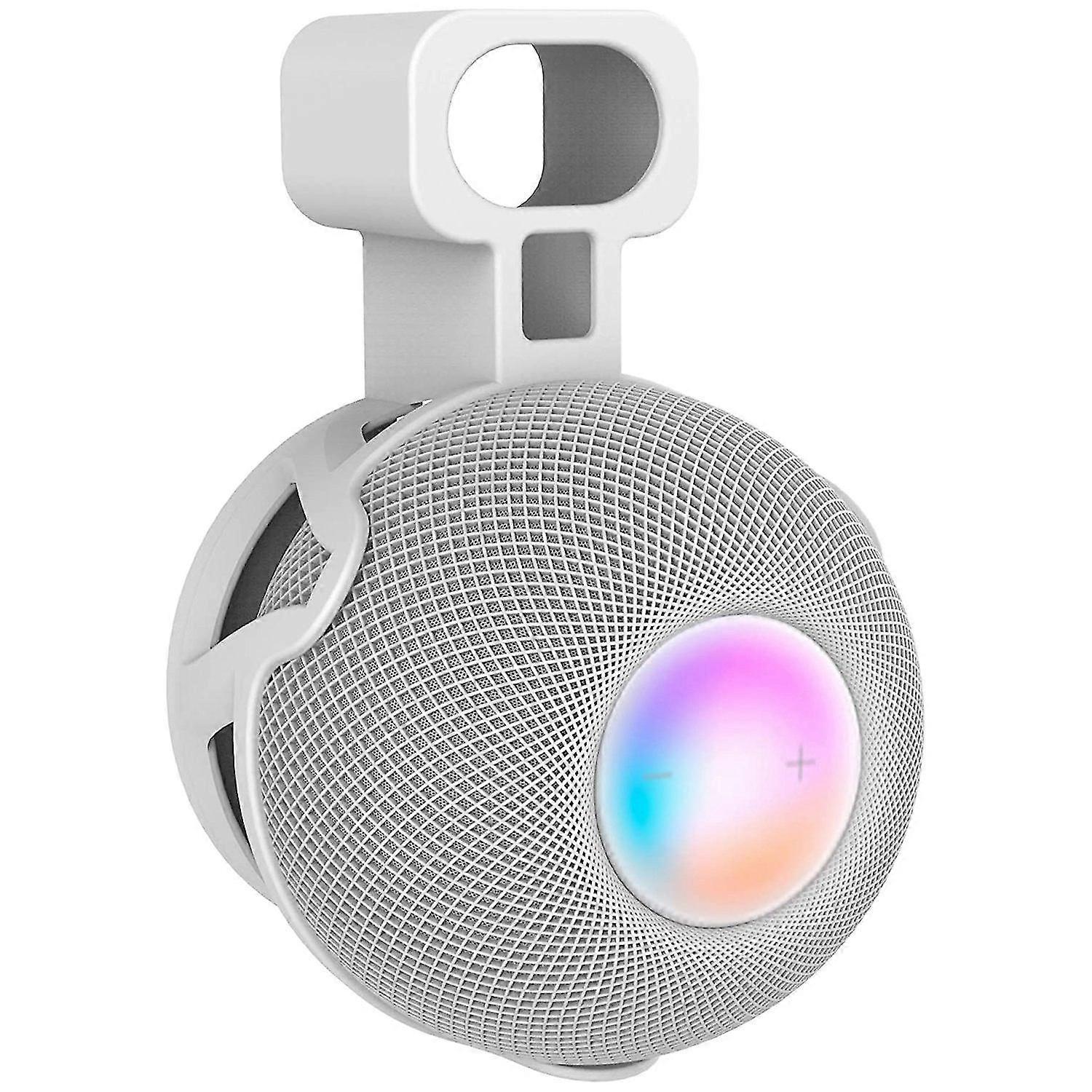 Premium Wall Mount Holder For Mini Stand,perfectly Hide The Cord,speaker Stand Accessories White