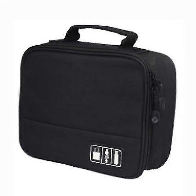 Travel Closet Organizer Case For Vnetphone V6c V4c Referee Intercom Headphones Storage Bag Data Cable Usb