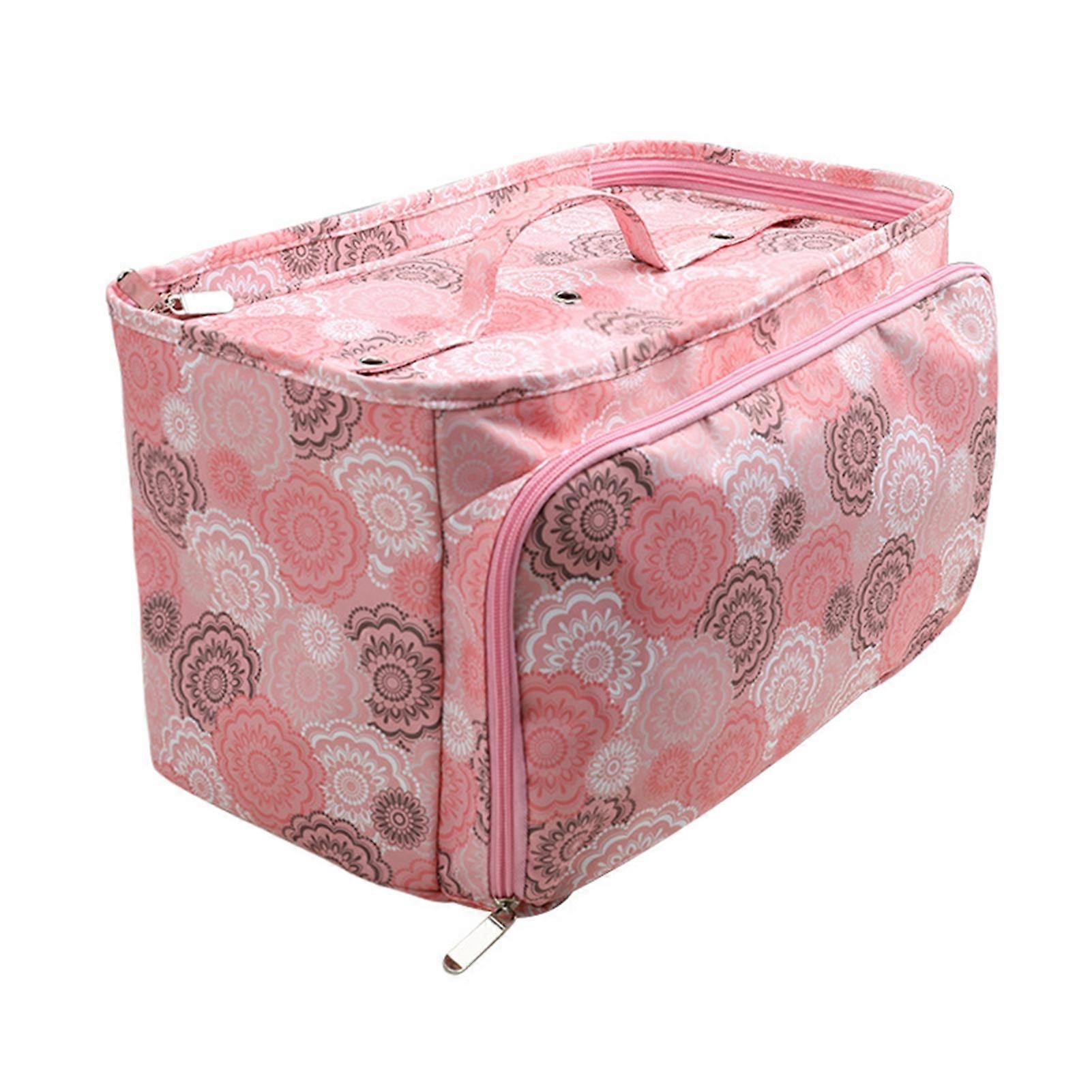 Knitting Tool Storage Bag Multifunctional High Capacity Portable 600D Oxford Cloth Large Crochet Yarn Organizer for Home KAESI