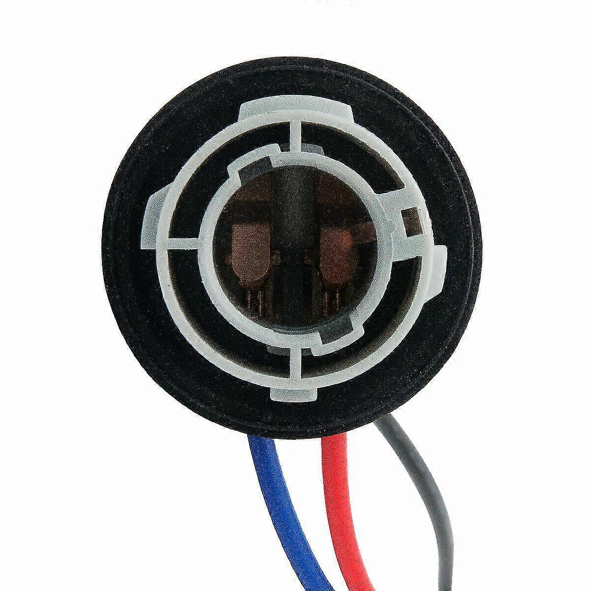 2pcs 12v Car Bulb Holder Socket Adapter Tail Stop Light Globe Universal New