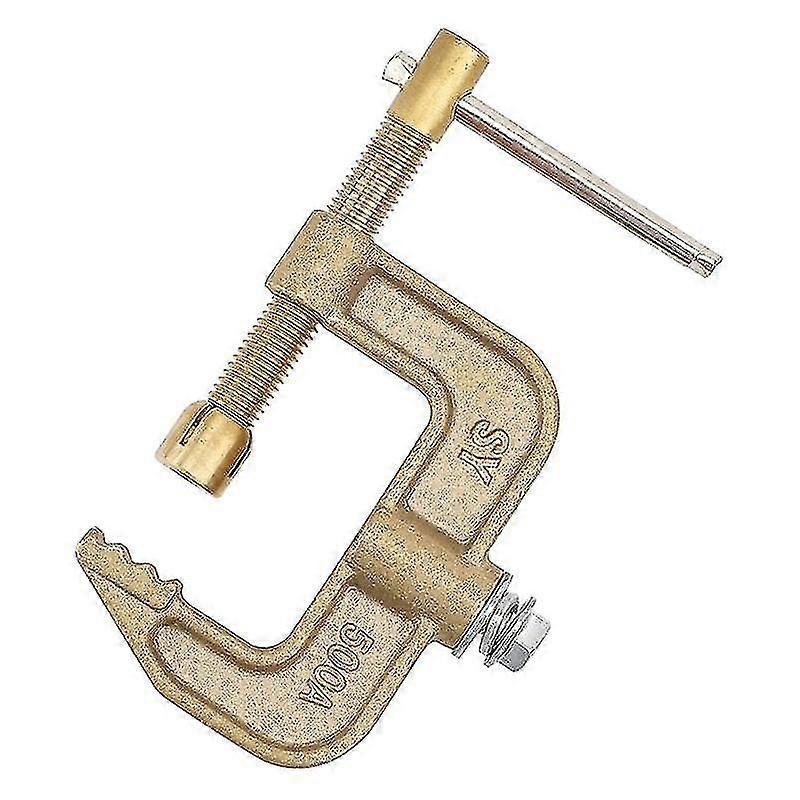 Welding Ground Clamp, 500a Current G-type Solid Brass Ground Clamp-dt