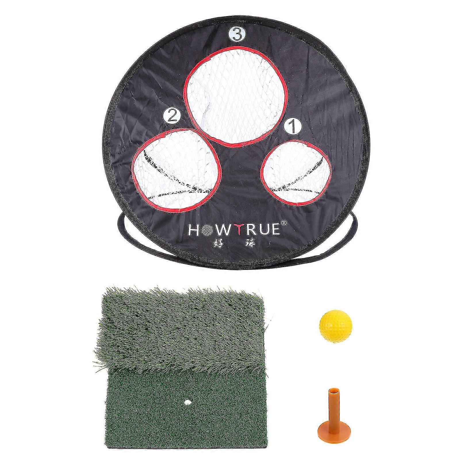 1 Set Practice Net Golfing Training Aids Chipping Mat Sports Accessory Tool