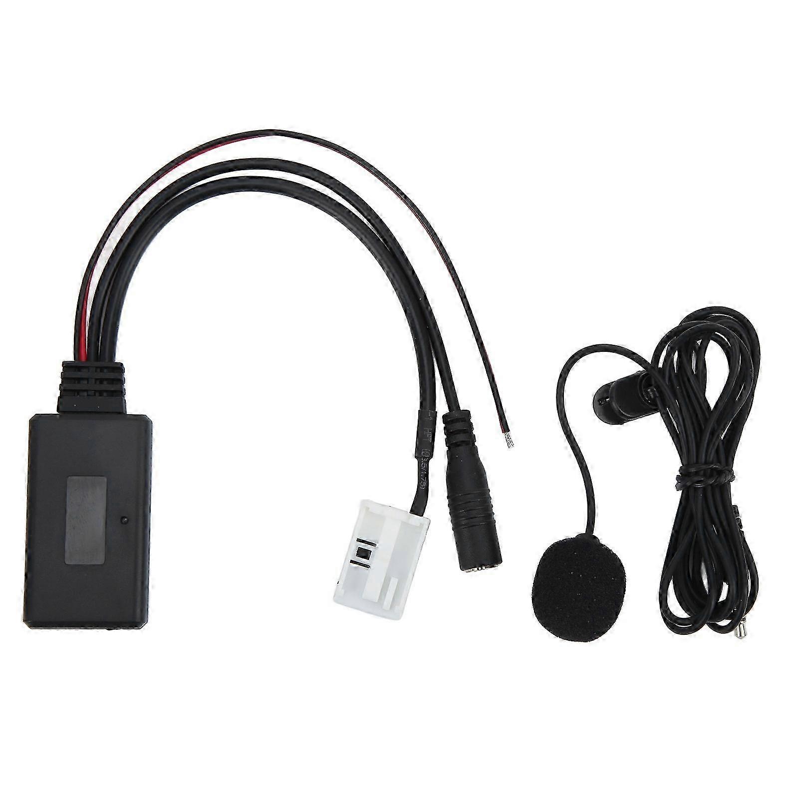 Car Radio Audio Input Cable Bluetooth 5.0 Media Aux Adapter With Microphone Replacement for A2 A3 A4 TT 2006