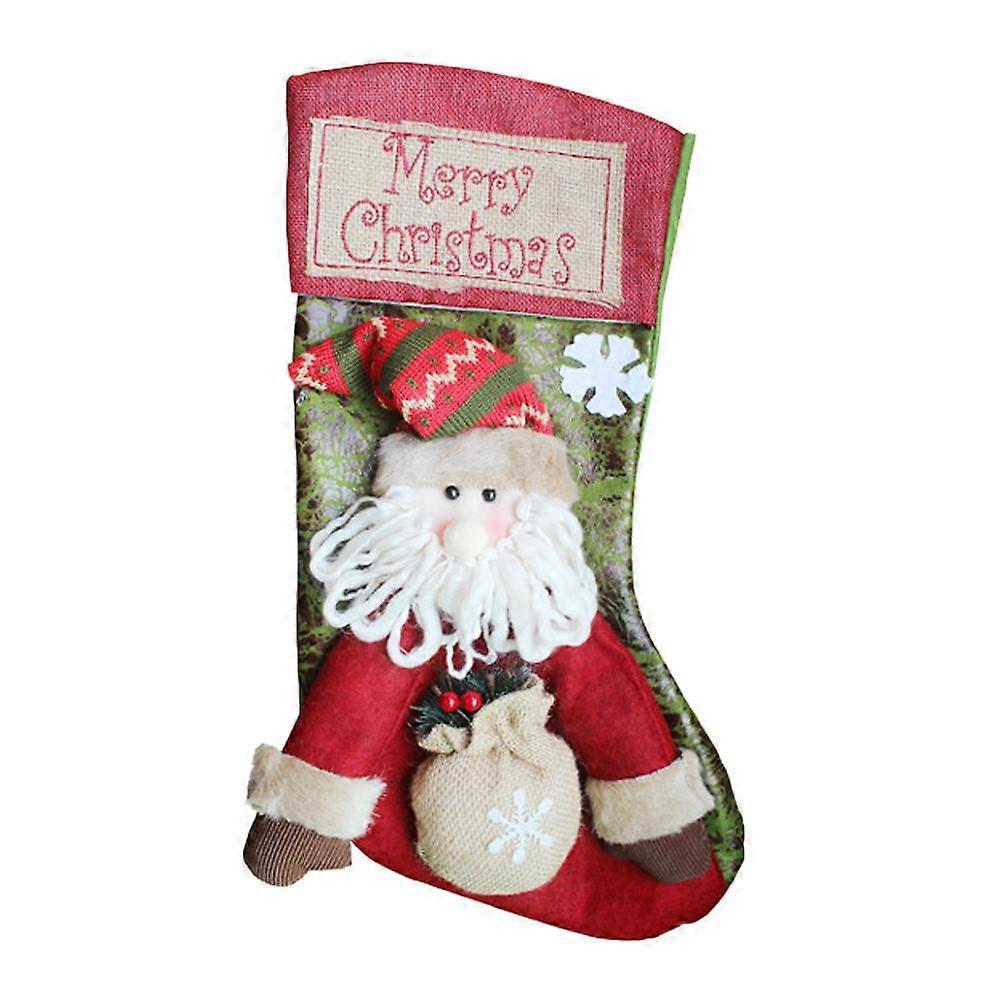 Hengende strømpe for jenter gutter Xmas Tree Mantel Party Decor