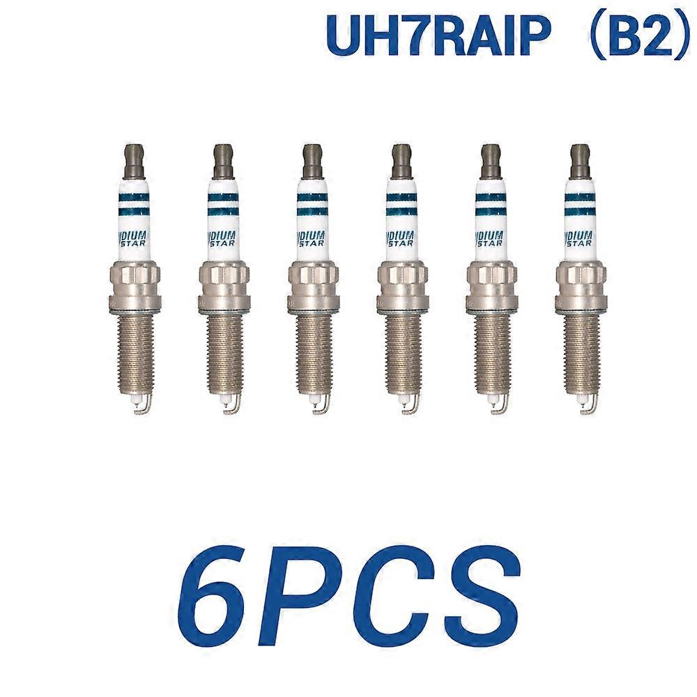 1pcs/lot Car Accessories Spark Plug Iridium Platinum Spark Plug UH7RAIP Replace for ILZKBR7B8DG for Peugeot Citroen Mini Cooper