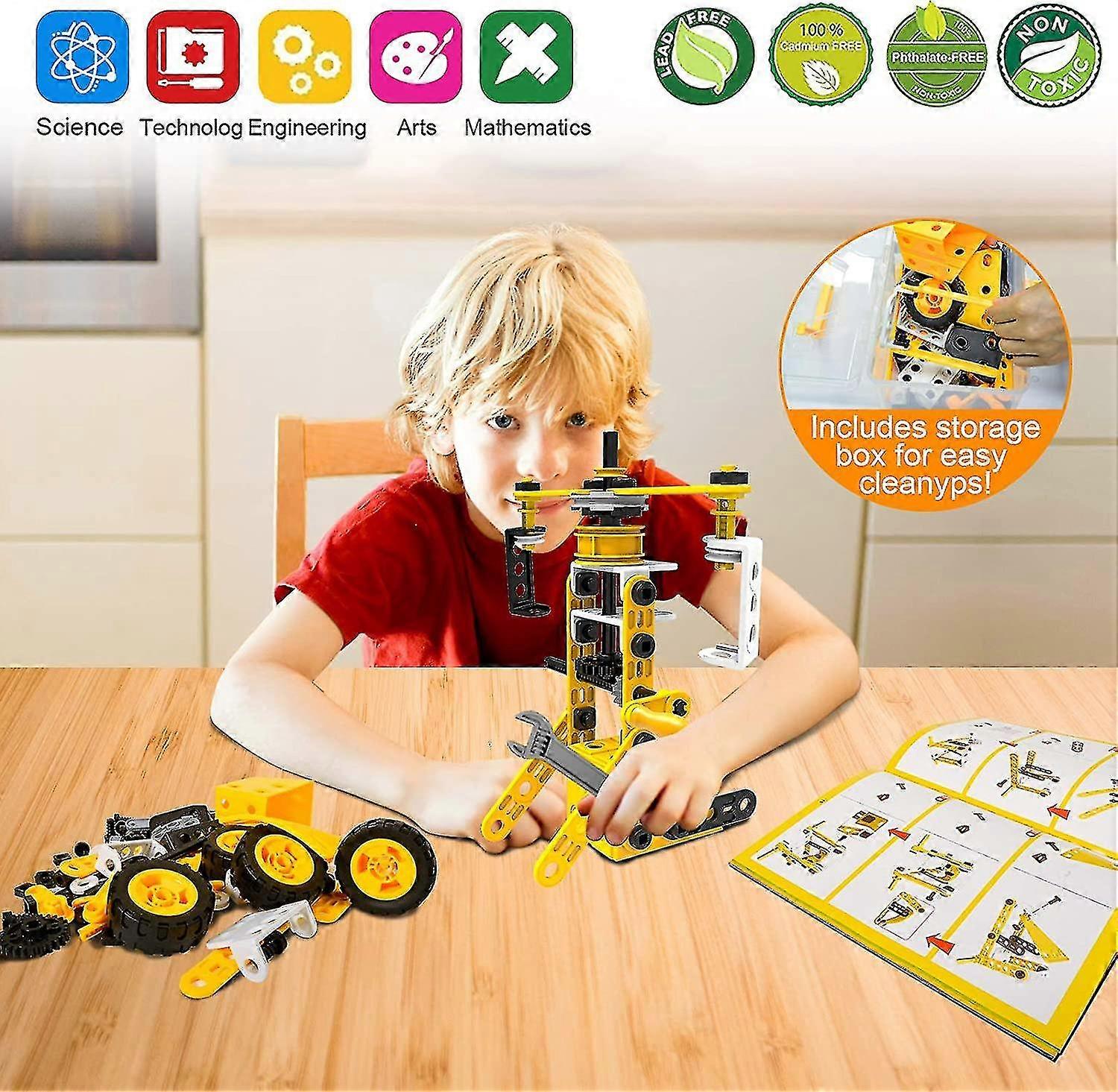 Educational Building Toys Stem Learning Kit, 10 In 1 Construction ...