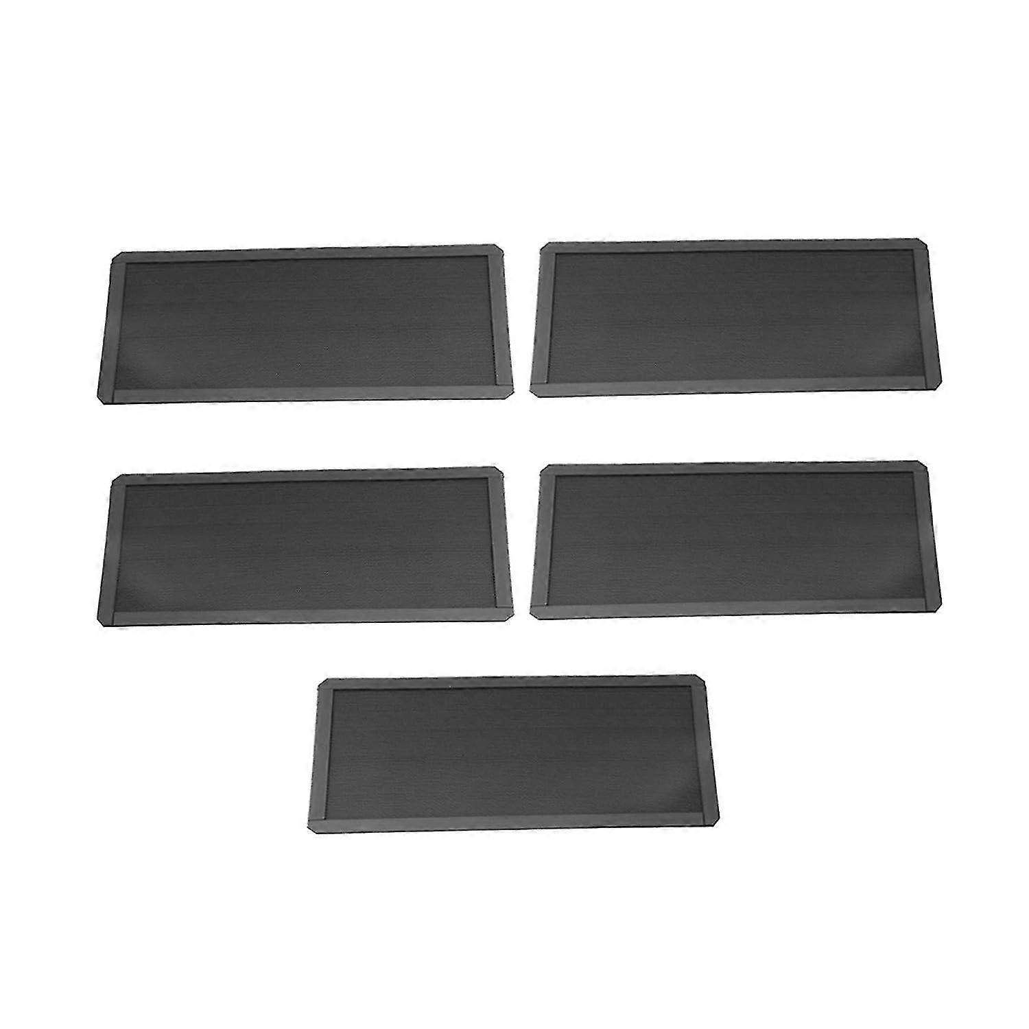 5 x Computer Fan Magnetic Filter Mesh Strainer 24x12cm