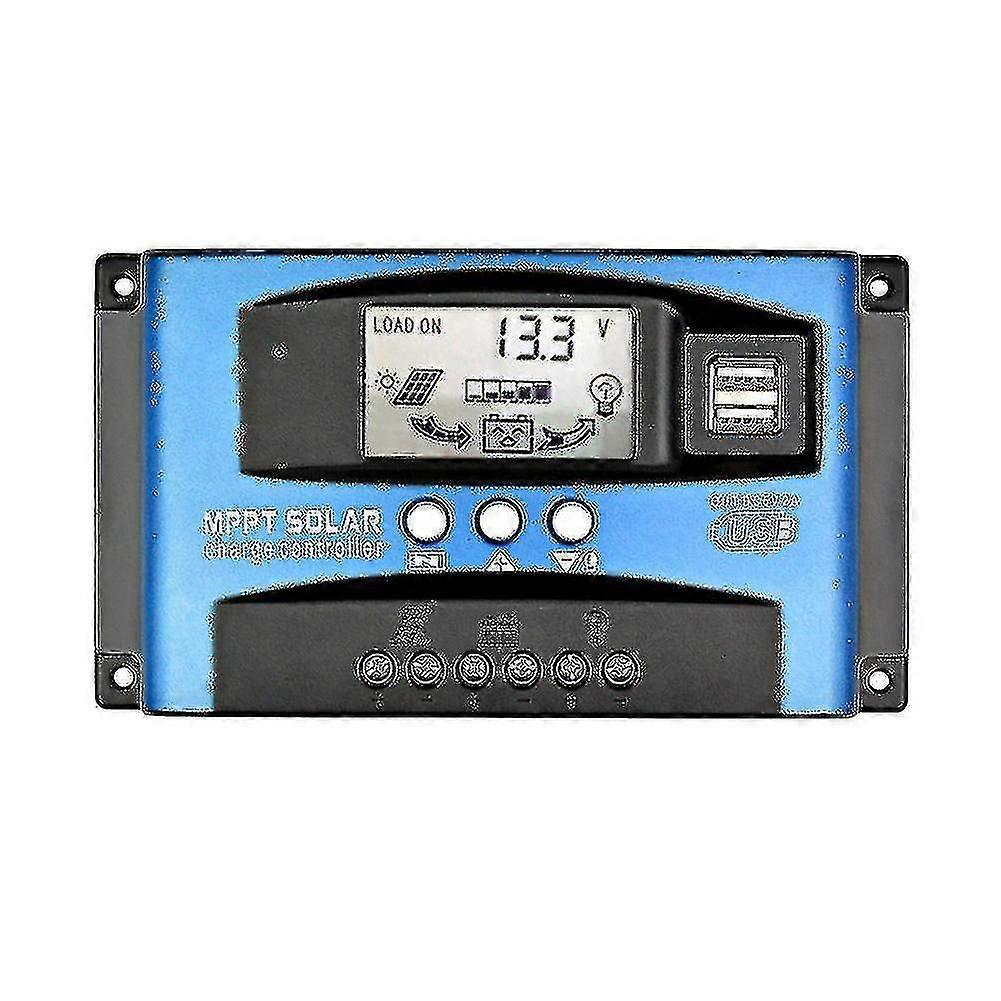 30a Mppt Solar Charge Controller With Lcd Display Multiple Load Control Modes