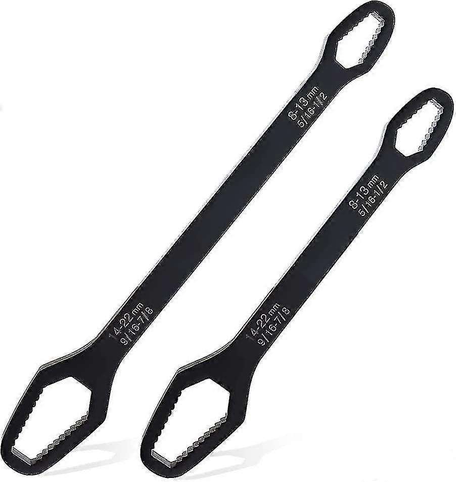 Jinyu Multifunctional Wrench Set Self Adjustable Wrench Universal Double Ended Wrench For Nuts (1set (2pcs))