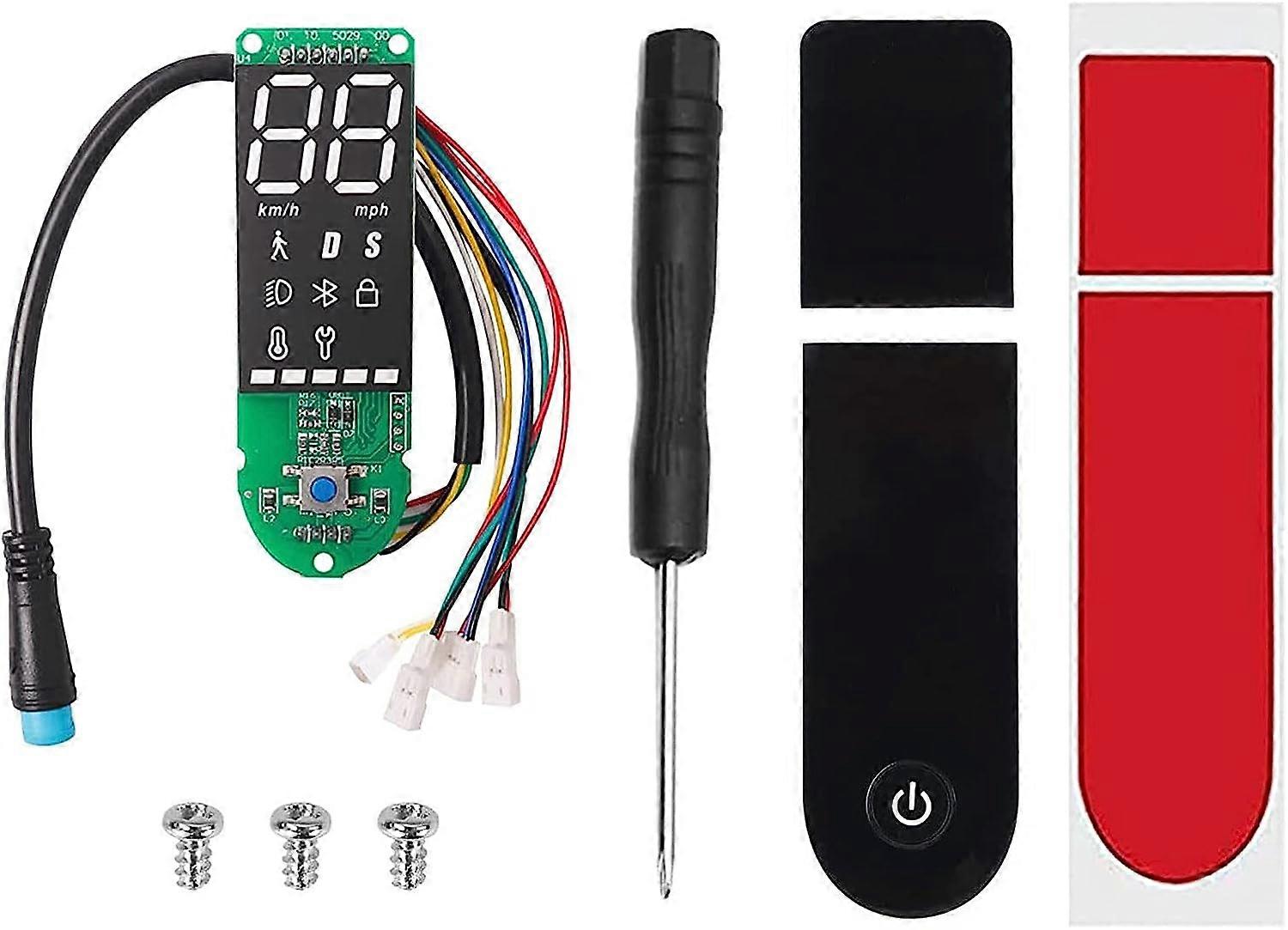 Electric Scooter Replacement Dashboard,V2.0 Upgrade Scooter Dashboard Cover with Bluetooth Circuit Board Replacement for Xiaomi M365 /M365 Pro /M365 P