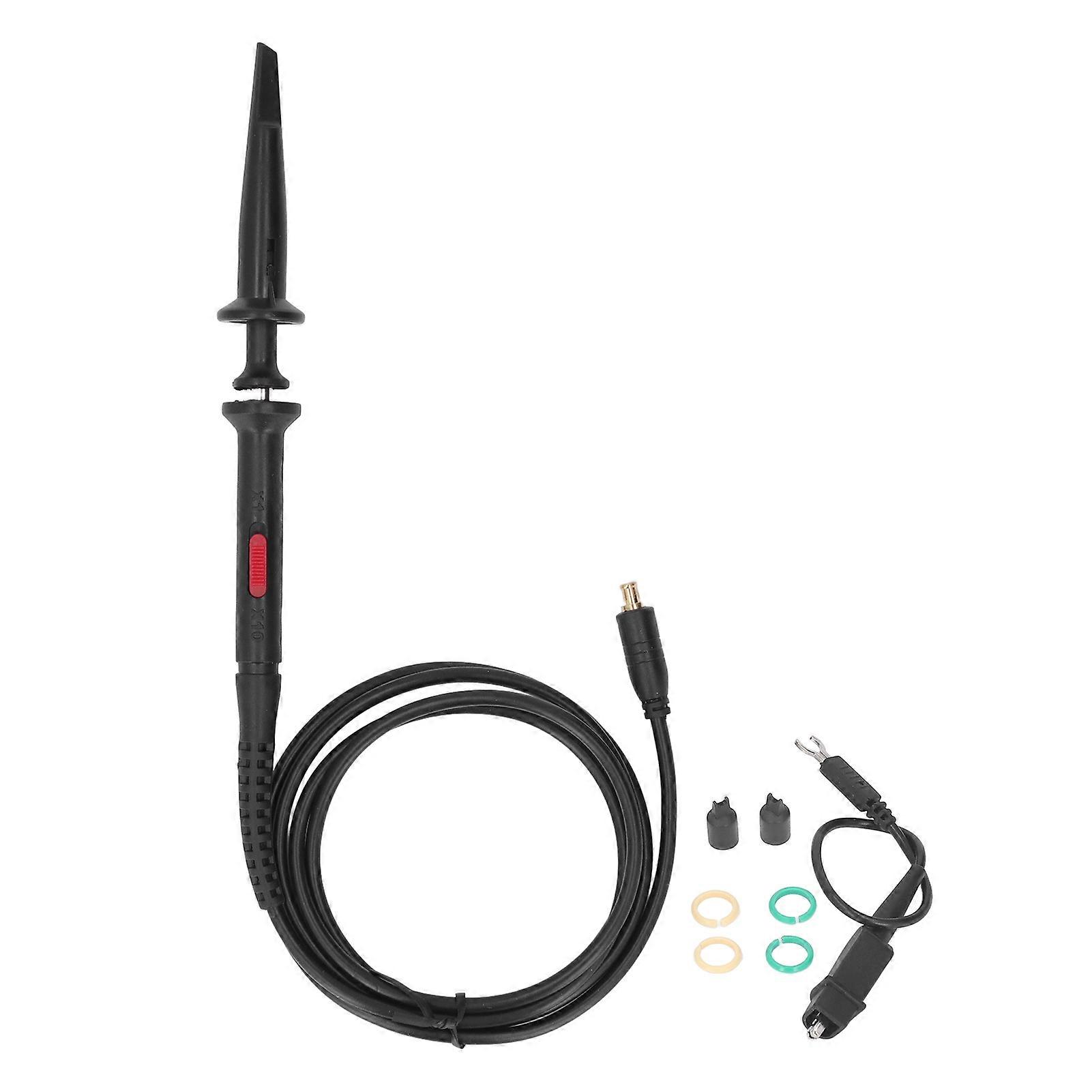 Oscilloscope Probe Kit Adjustable Probe Testing Clip Identification Rings Set for DS211 DS212