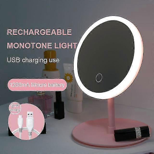 Mirror Storage Face Adjustable Vanity Table Makeup Touch Dimmer