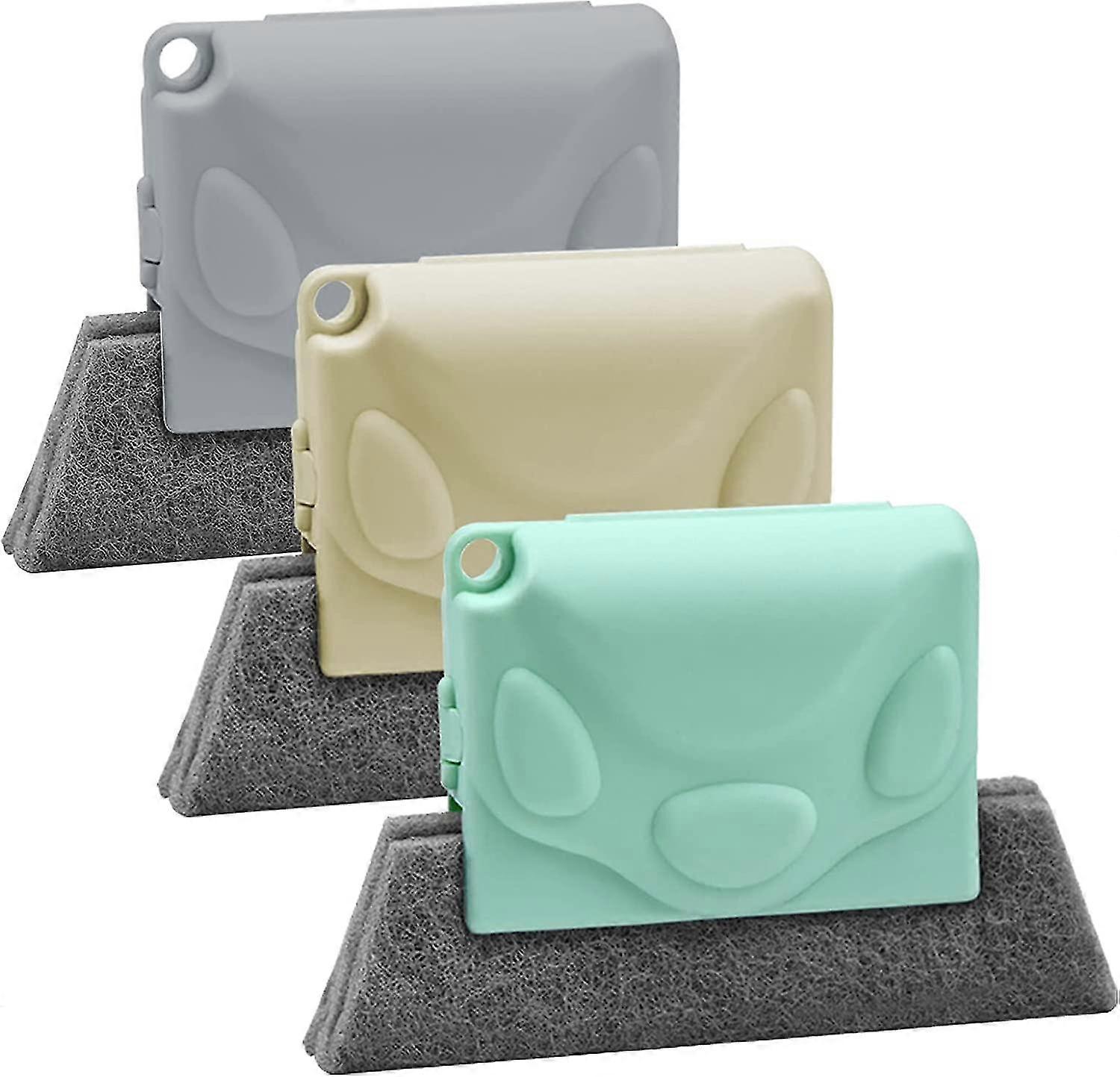 3pcs Creative Window Groove Cleaning Brush,portable