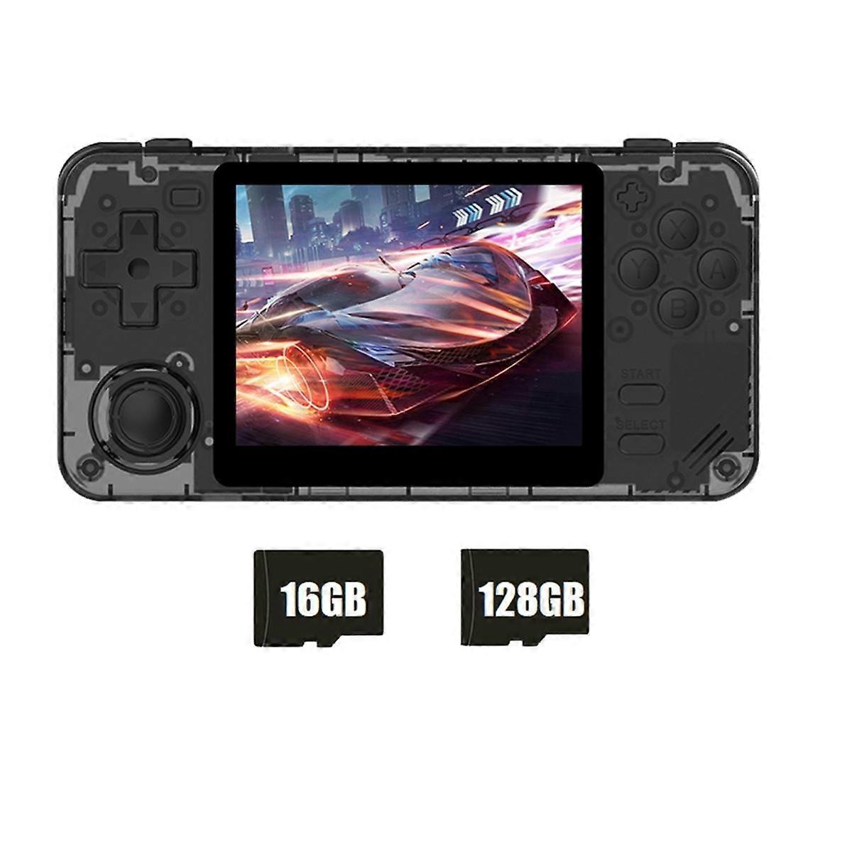 Console de jeu portable RGB10X, écran IPS 3,5 pouces, 16 Go + 128 Go, open source pour simulateur PSP, console de jeu vidéo C