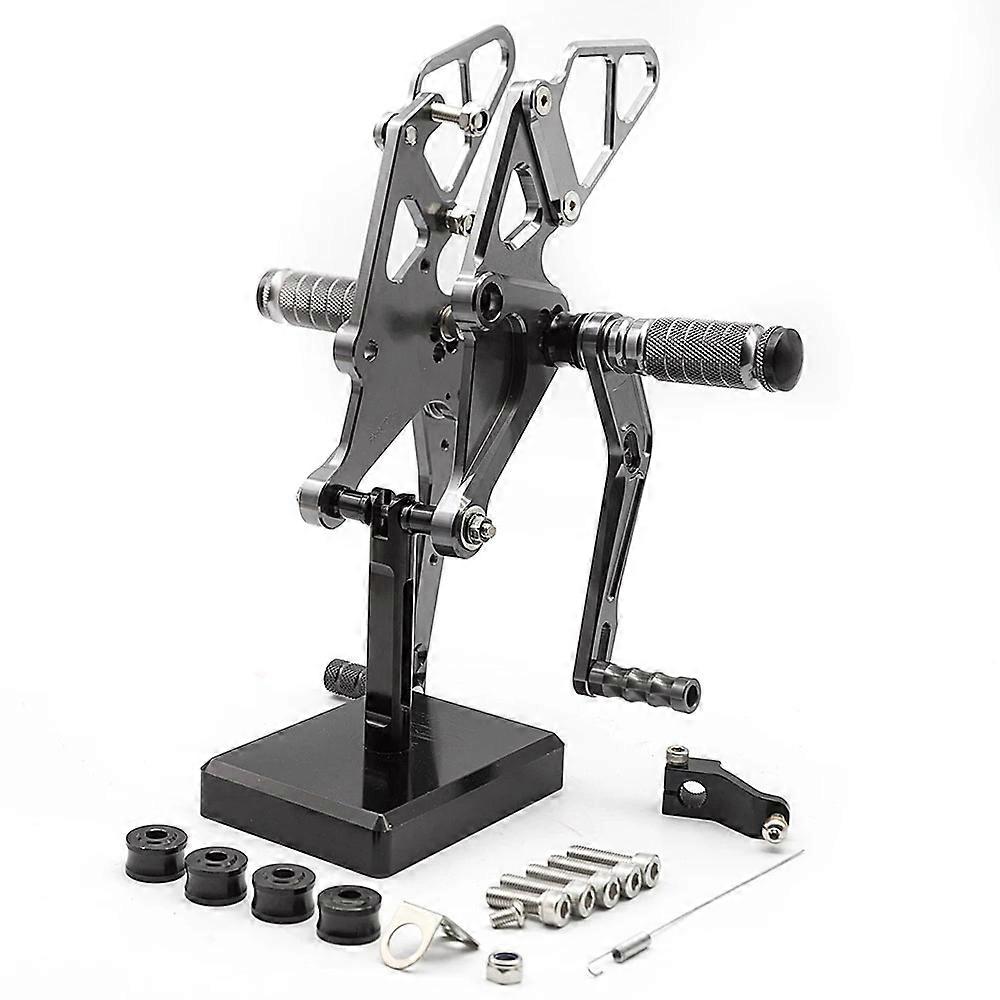 Fr yamaha mt 07 MT-07 fz07 2012-2015 motorrad rckwrts fu sttze fu peg cnc verstellbarer aluminium pedal fu pflock hinterer satz