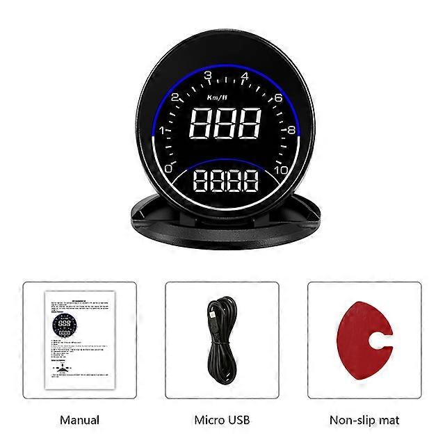 G6 HUD GPS System for All Car Head Up Display Digital Speedometer Auto Electronics Accessories Speeding Alarm LCD Screen