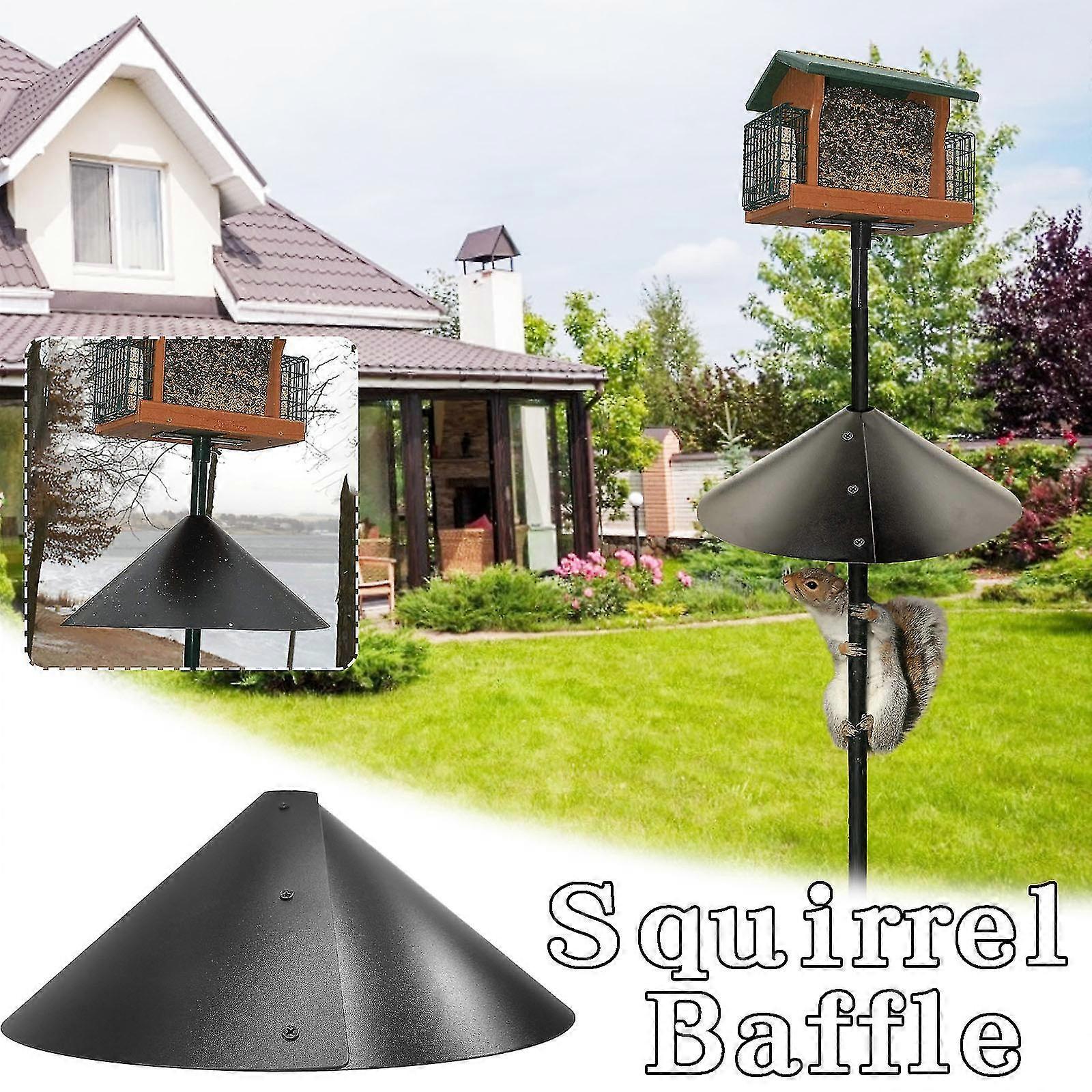 Wrap Around Split Squirrel Baffle 14-inch Unique Wrap-around Squirrel Baffle