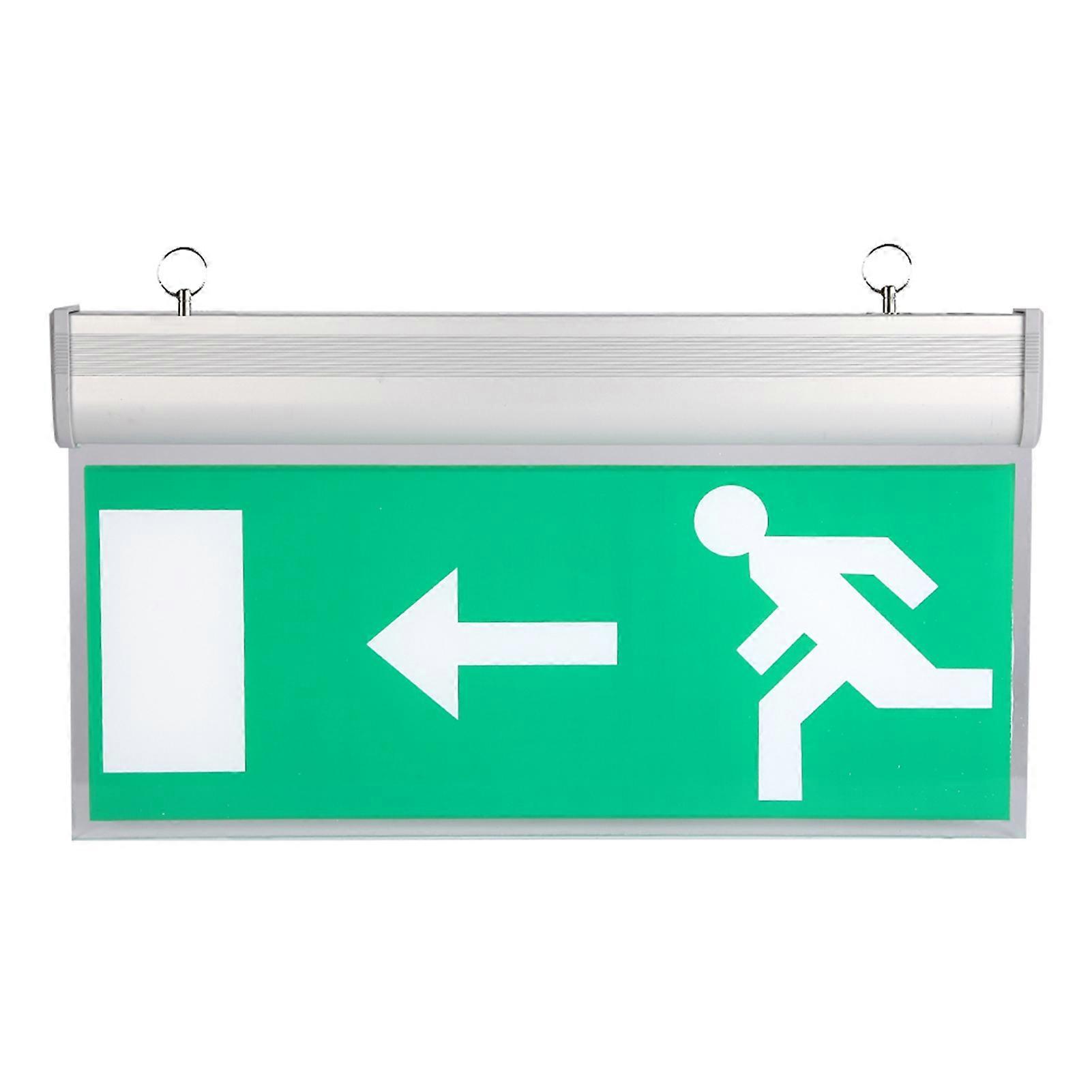 110240V Acrylic LED Emergency Sign Lamp Left Right Evacuation Indicator Light