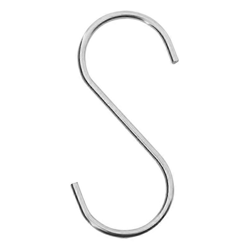 Set of 20 S-shaped coat hooks (large)