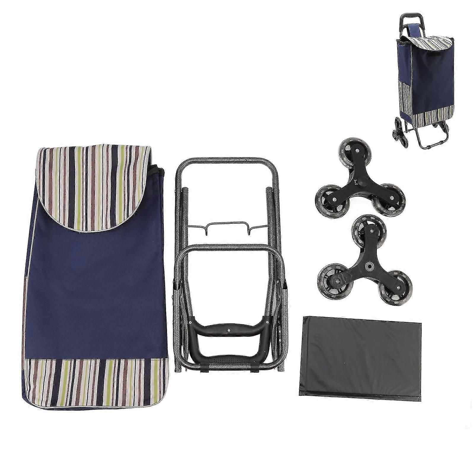 Foldable Shopping Cart with Swivel Wheels - Convenient for Elderly People