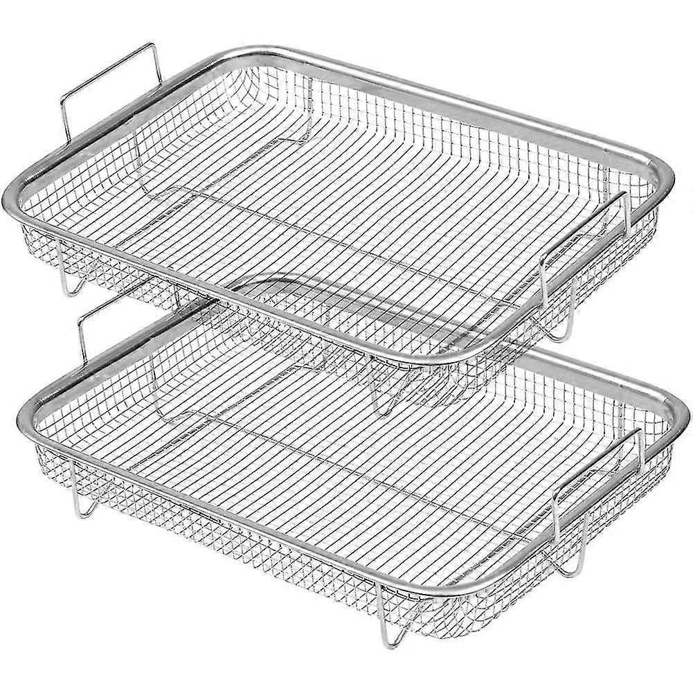 Basket For , Stainless Steel Grill Basket, Non-stick Mesh Basket, Wire Roasting Basket