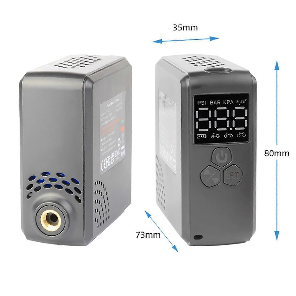 Langaton ilmapumppu 150Psi kannettava sähköinen rengaspumppu autoon, polkupyörään, moottoripyörään, mini-ilmakompressoriin