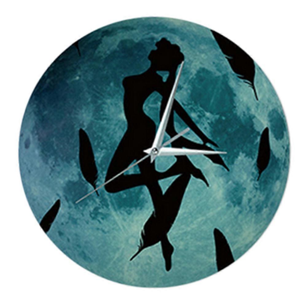 NOctilucent Wolf Simple Wall Clock