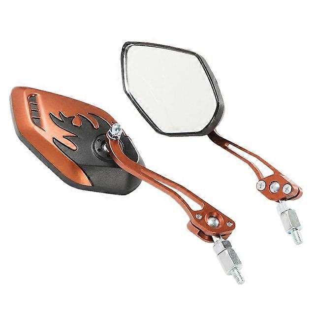 QX Bar End Bike Mirror Automotive Grade Glass Lens E-Bike Motorcycle Mirrors Scratch Resistant Safe Rearview Mirrors