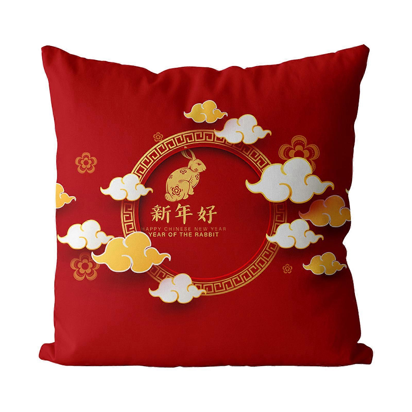 Throw Pillow Covers Rabbit Printed Polyester Pillowcases Decorative Pillow Case Cushion Cover