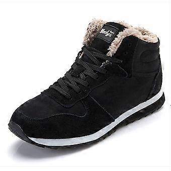 Herren Stiefel Winterschuhe Herren Schuhe Warmes Fell Schneestiefel Knöchel  Botas Hombre Winter Stiefel Für Männer Plüsch Winter Sneakers Plus Size