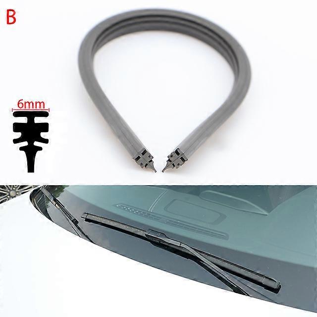 All Type Car Wiper Rubber Refill Blade Soft Insert Strip 35 to 80 CM For BMW Mercedes Benz Windshield Wiper Replacement Parts