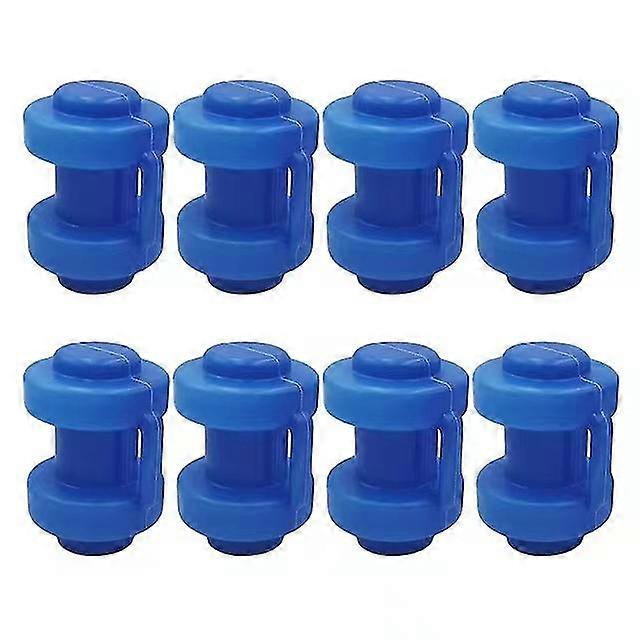 End Caps For Trampoline Poles, Pp Plastic End Caps Trampoline Sleeve Covers Steel Pipe Post Covers Children's Trampoline Steel Pipe Top Covers (8 Piec