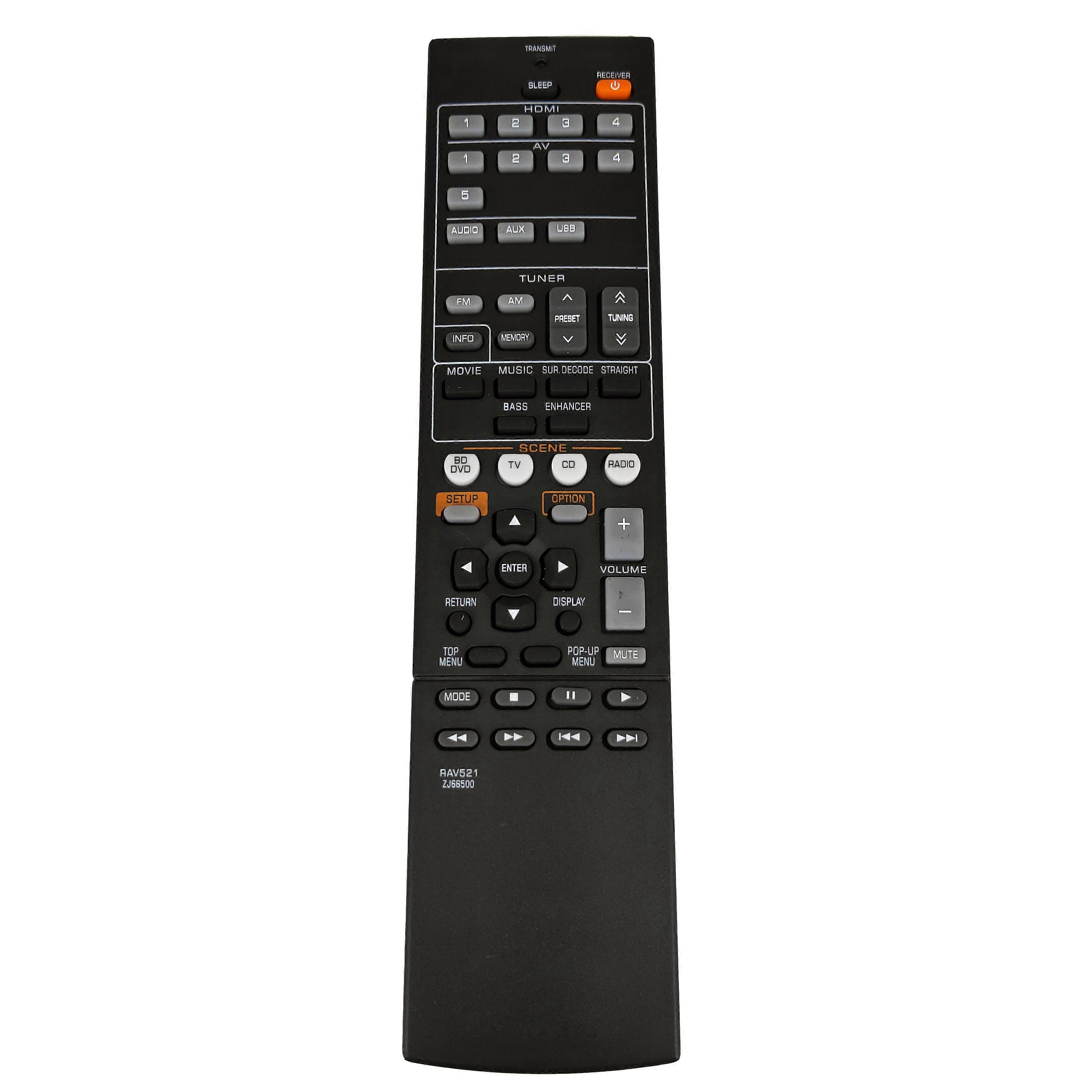 RAV521 ZJ66500 For YAMAHA Audio Video AV Remote Control RX-V377 ZJ665000