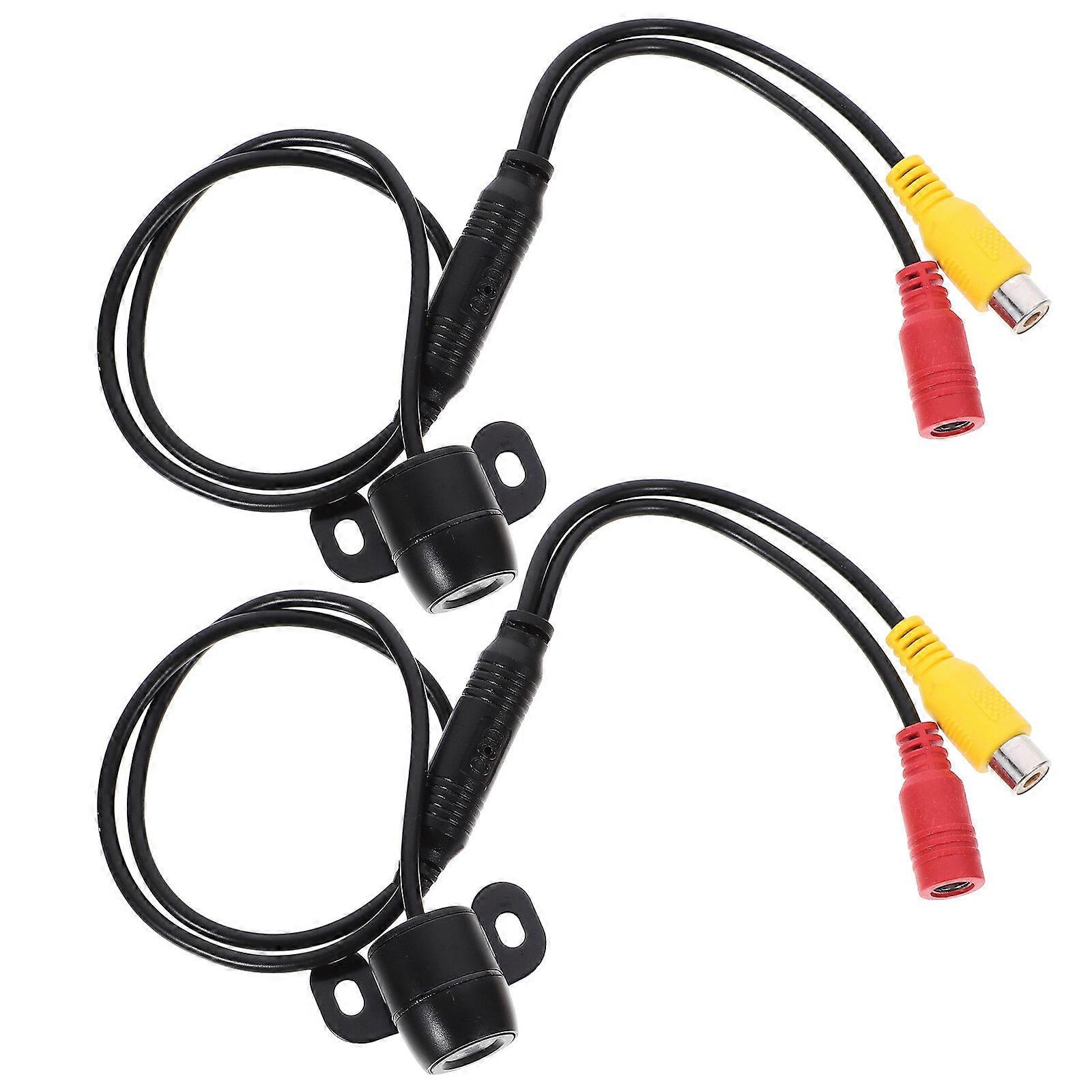 2pcs Car Rearview Camera Rear View Reverse Backup Camera Back Up Camera Accessory