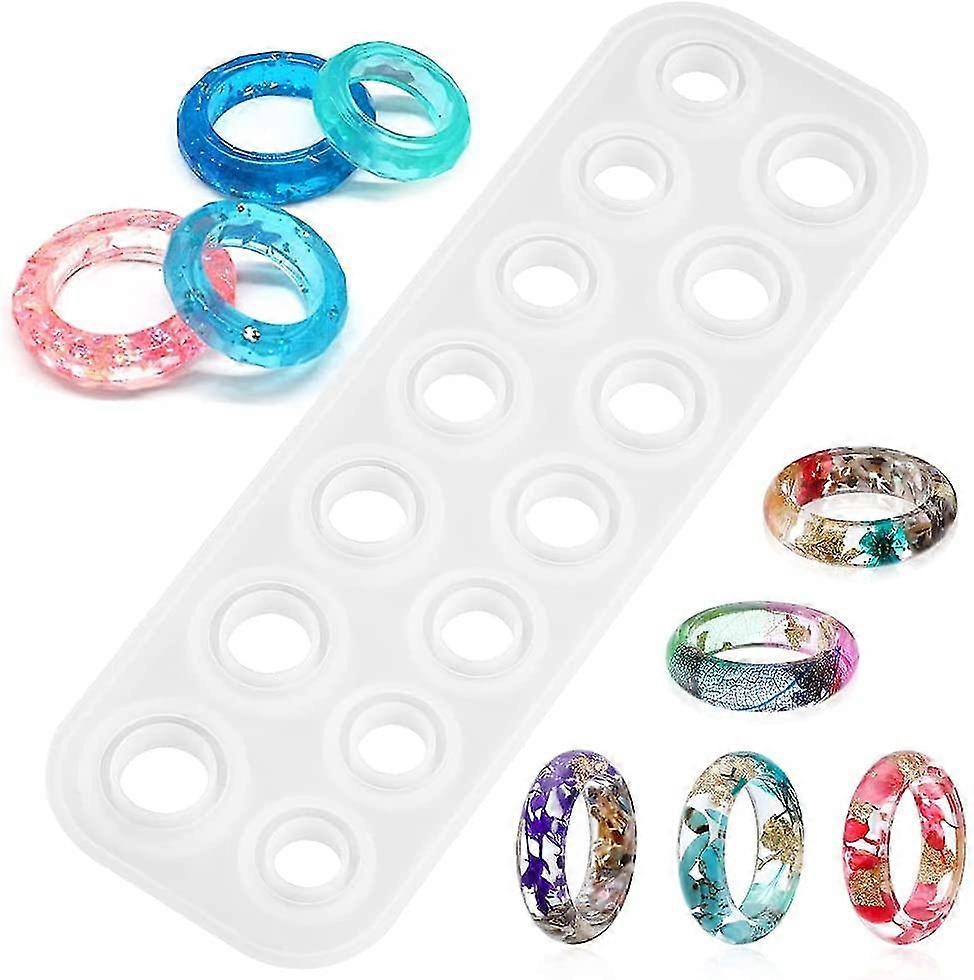 リングシリコーンモールド、エポキシ樹脂、DIYジュエリー、バレンタインデークリエイティブギフト