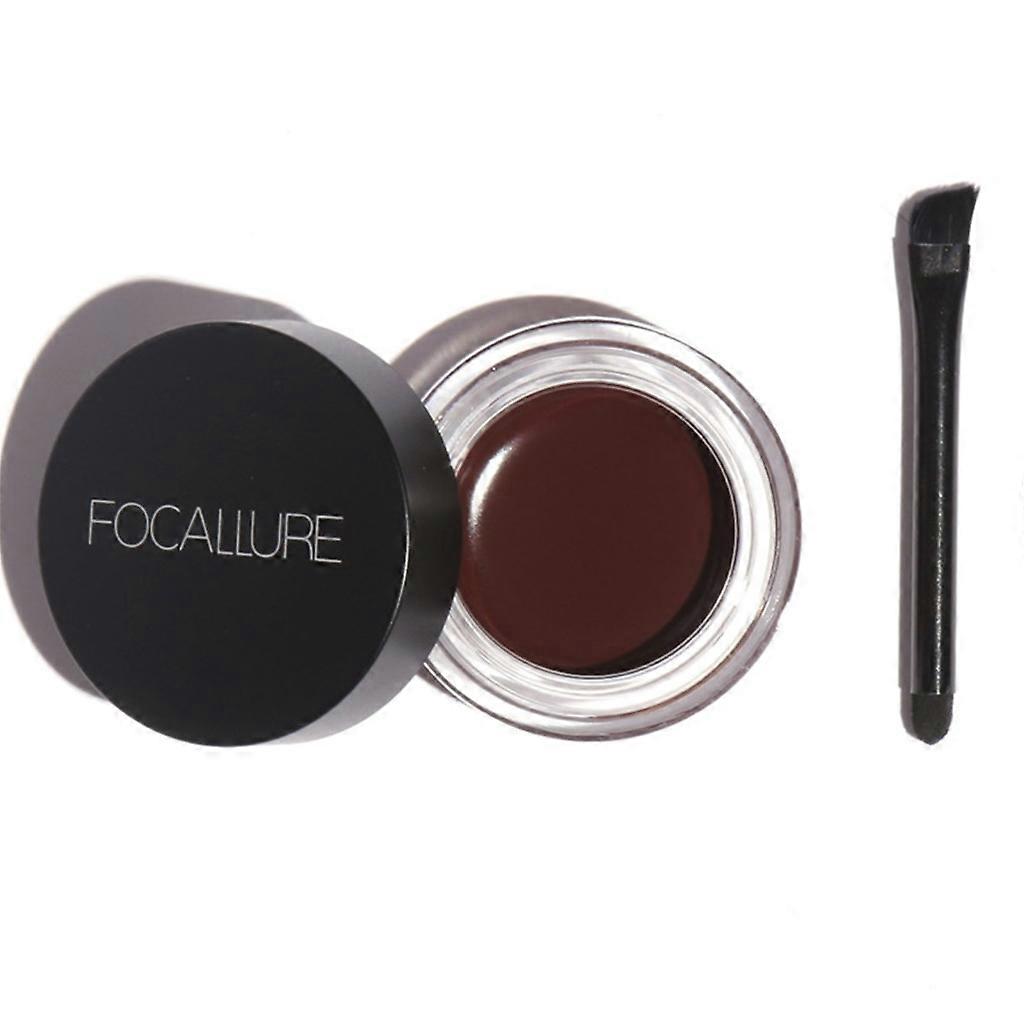 Brow Pomade Set Long Lasting Buildable Eyebrow Makeup Medium Brown