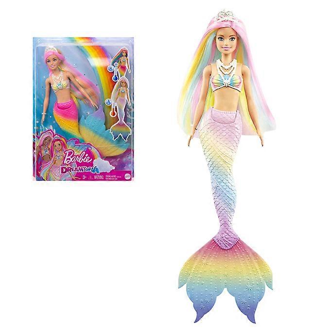 Barbie Rainbow Magic Mermaid Doll with Water-Activated Color Change Feature