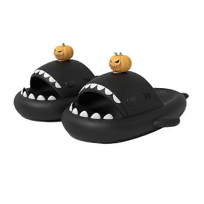 Sharkicks Basic - Tiger Figurine Shark Slides Yellow Shark Slides Slippers Super Soft Comfy Anti-slip