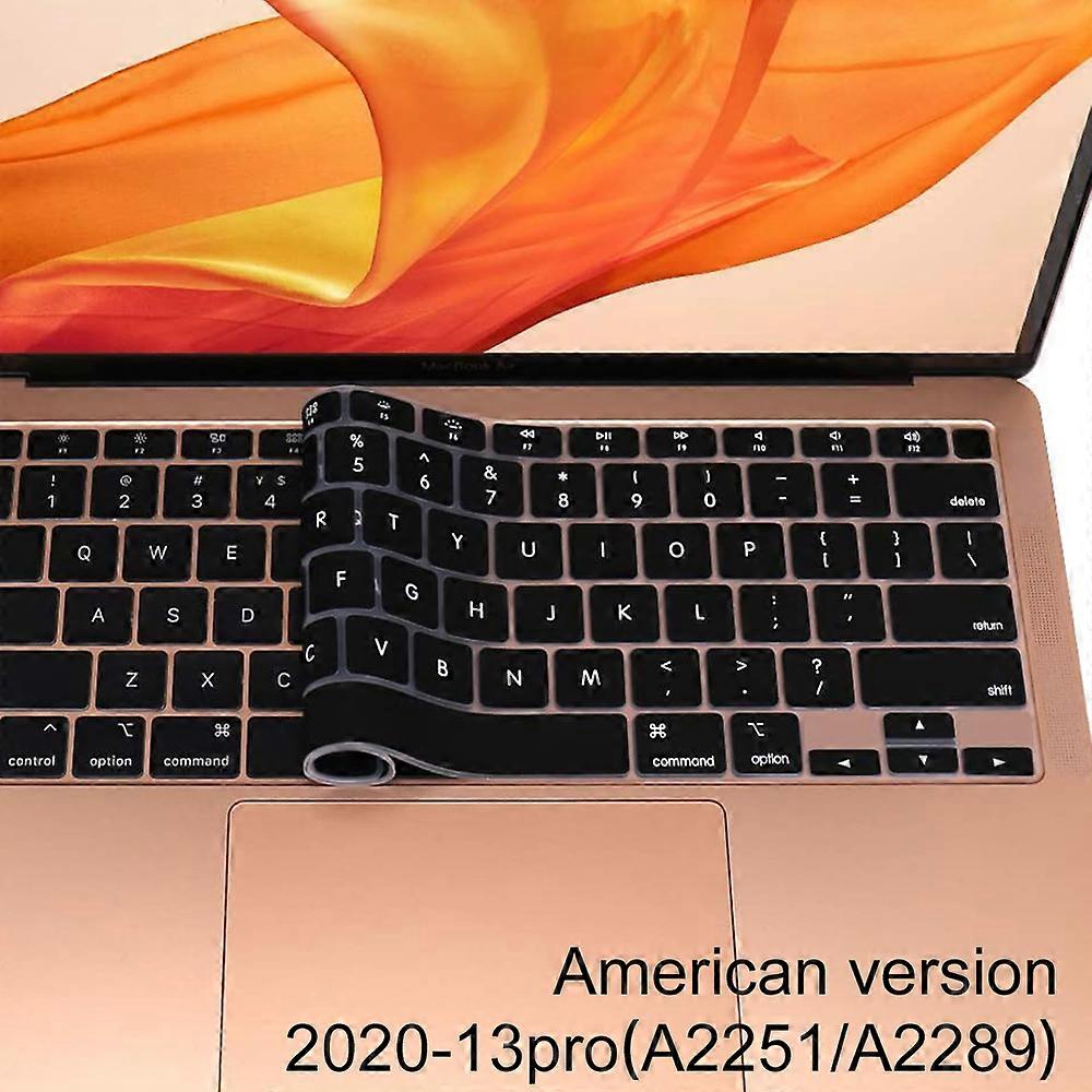 TPU Keyboard Cover for MacBook Pro 13 inch A2251 A2289( 2020 Released )Ultra Thin Protective Invisible Skin Keyboard Film