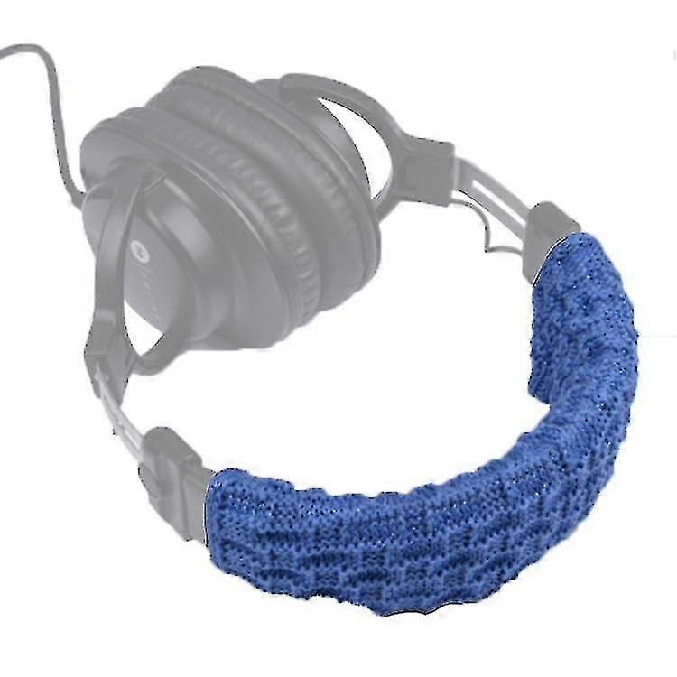 Knitted Headphone Dustproof Protective Case For Beats Studio2 / Ath-msr7 / Sennheiser(blue)