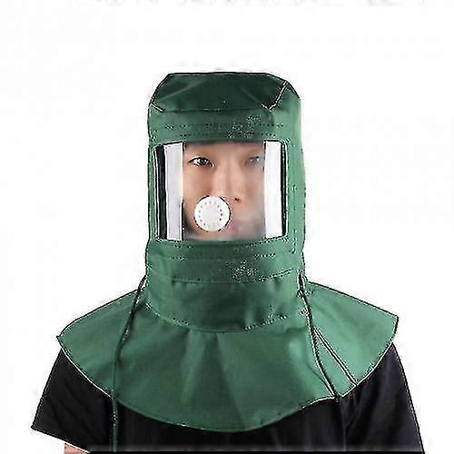 التفجير هود الرمل جلخ حصى النار الرمل مكبر قناع مكافحة الغبار المعدات