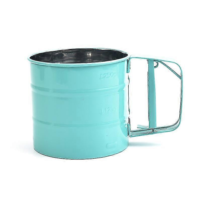 Hand-held Flour Sieve Semi-automatic Hand-squeezed Mesh Sieve Sugar Flour Sieve Kitchen Baking Tools