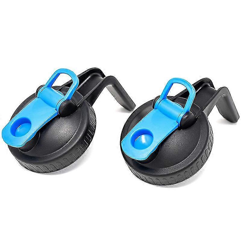 Mason Jar Lids With Handle Leak-proof & Airtight Seal And Flip Cap