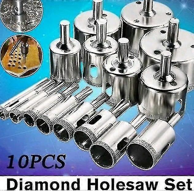 10 Pcs/Set Saw Drill Bits Tool