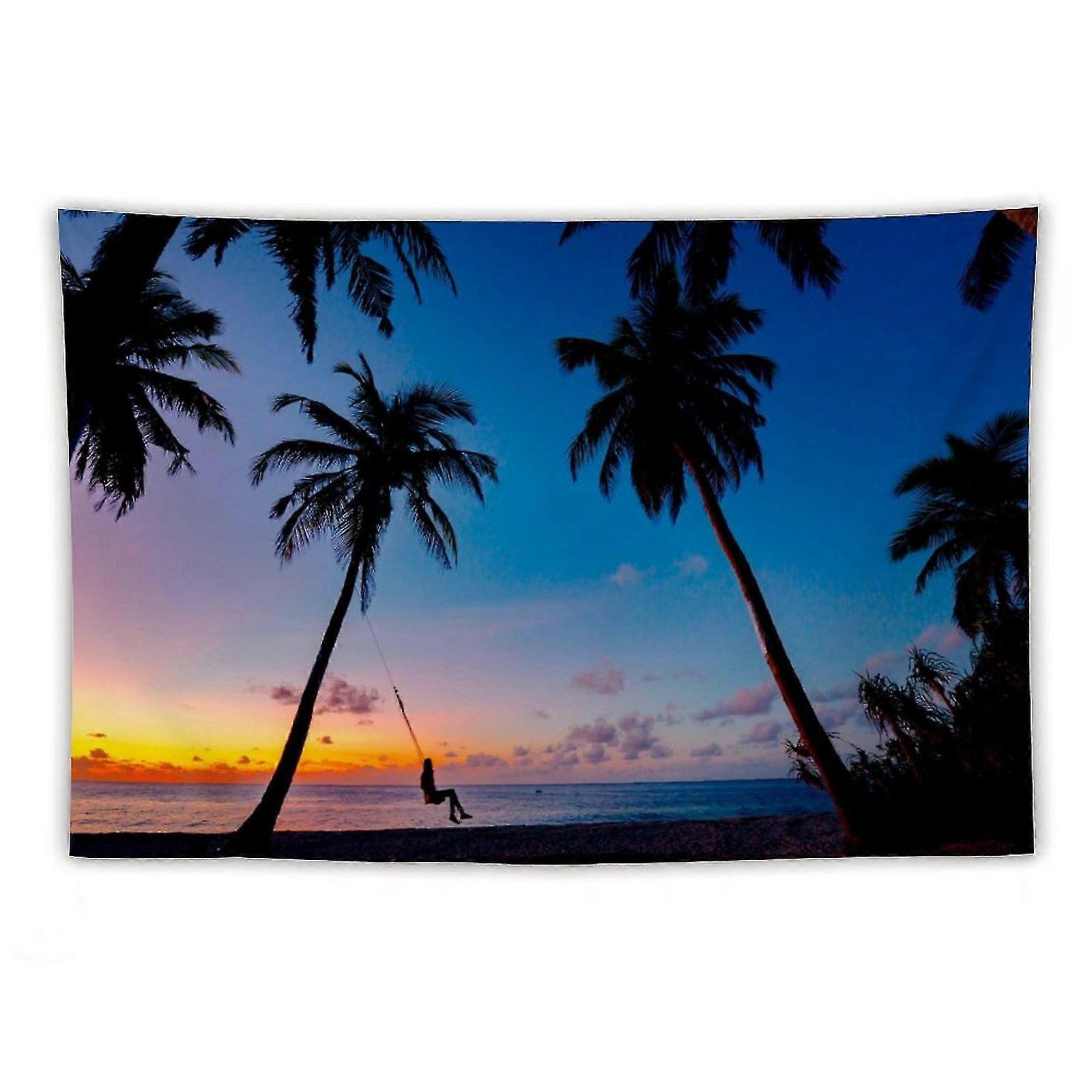 Person On A Swing Tapestries