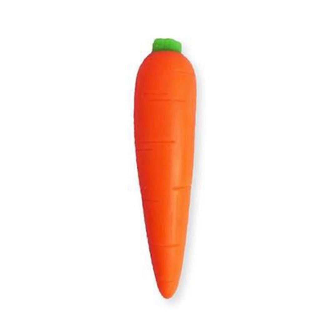 Simulation Vegetable Fidget Carrot Squeeze Decompressing Toy for Stress Release