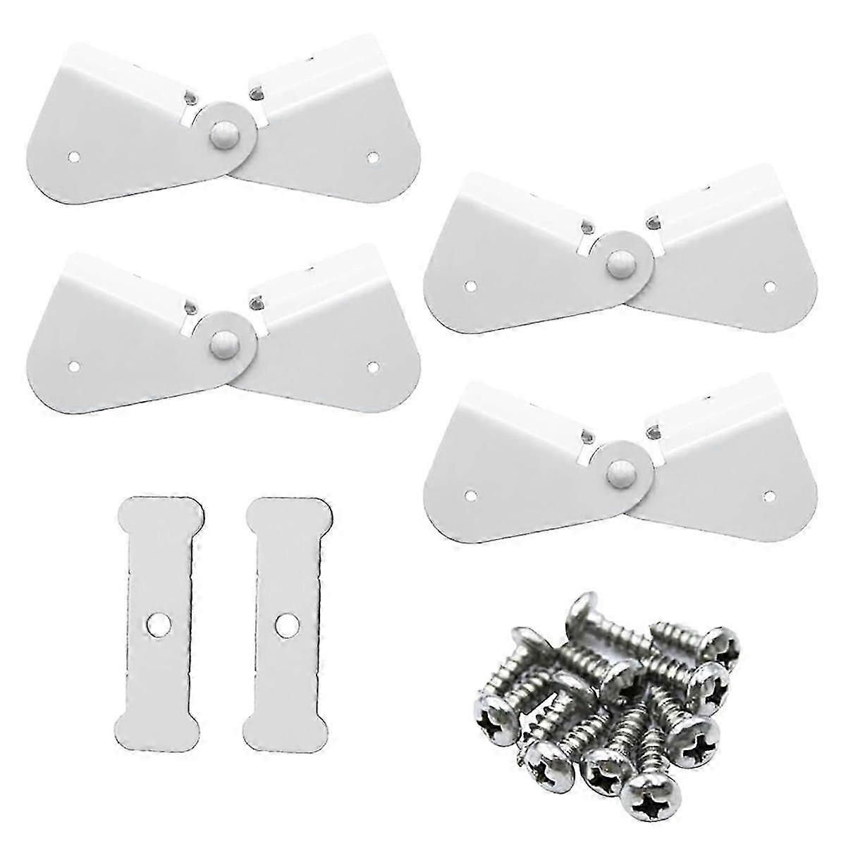 4 Pack Gutter Downspout Extensions Gutter Hinges Downspout Extension for Rectangle or Square Downspout