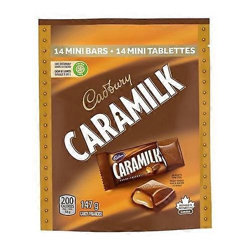 Cadbury Caramel Filled Mini Chocolate Bars, 147 Grams (Case Of 8)